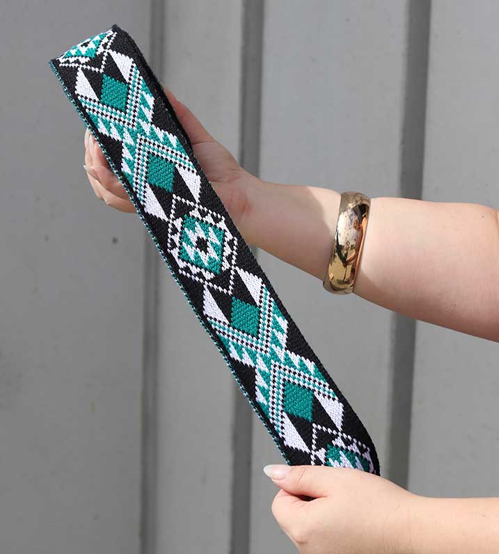 Tāniko 1 Korowai Band 6.5cm – 5 Metre Roll - Image 2